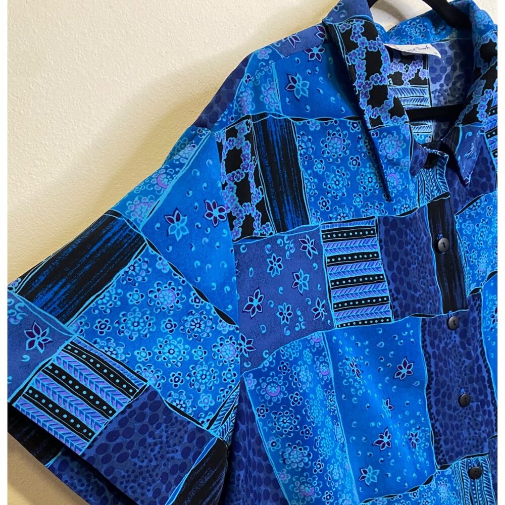 Vintage A Personal Touch Button Patchwork Floral … - image 2